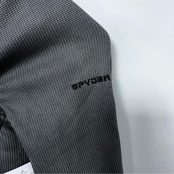 Grey Mineral Color Spyder Nova Front Zip Hybrid Jacket - Duplicate - Picture 13 of 16